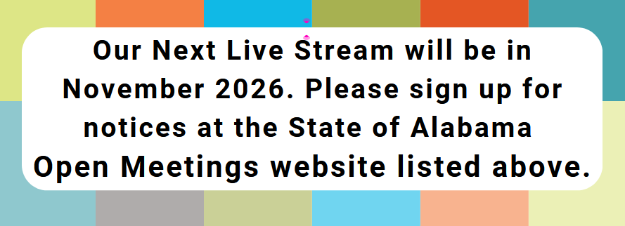 Next Meeting is in November 2026